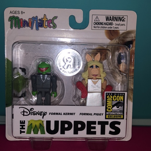 SDCC Minimates The Muppets Kermit and Miss Piggy - Picture 5 of 11